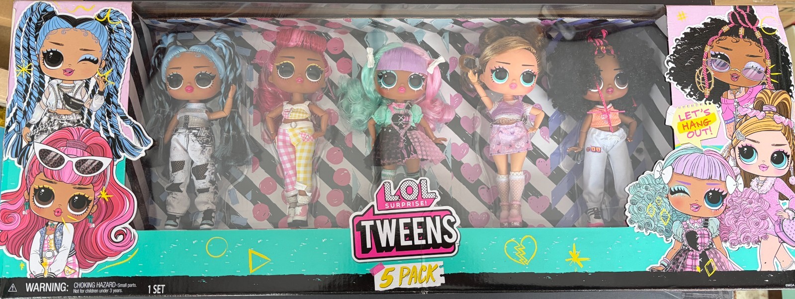 LOL Surprise! Tweens 5 Pack Exclusive with 70+ Surprises Series 1 & 2