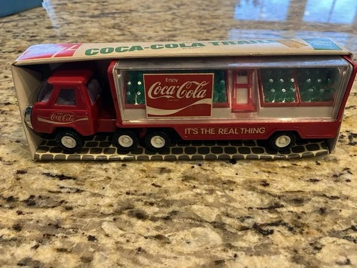 Coca-Cola Truck w/ Original Box Buddy L Collectible Vintage Sturdy Steel