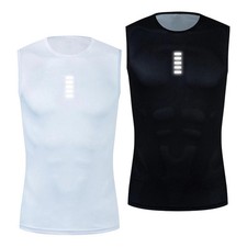 Ultra-Light Mesh Sleeveless Base Layer - Stay Cool, Dry, and Comfortable