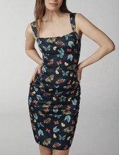 NWT Size M - Anthropologie Silky Butterfly Mini Dress (NWT US$ 168)