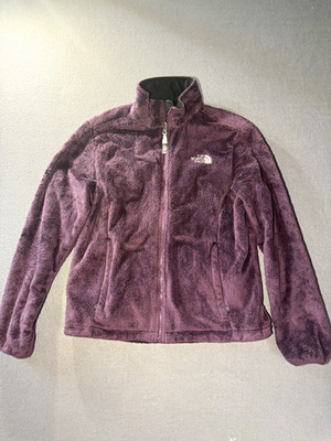 The North Face Women s M Purple Plush High Pile Fleece Full Zip Jacket
