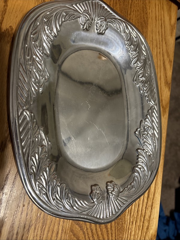 Wilton Armetale Acanthus Oval Serving Tray