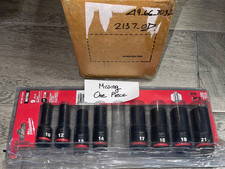 Milwaukee 49-66-7032 SHOCKWAVE 1/2" Impact Drive Metric Socket Set