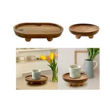 Mini Wood Riser Wooden Pedestal Stand for Display Soap Riser Cake Stand