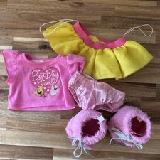 HH) Build A Bear SpongeBob Shirt Outfit Pink BEST DAY EVER Patrick Star Hearts