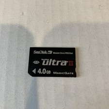 Sandisk Ultra II 4Gb Memory Stick Pro Duo Magic Gate Memory card - Black