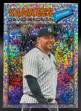 2026 Topps Heritage DAVID BEDNAR Chrome Silver Sparkle Refractor Yankees #207