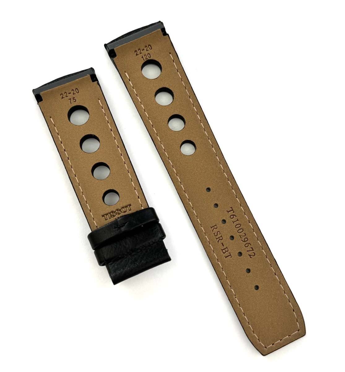 Original Tissot PRS516 22mm T044614A / T044632A Black Leather