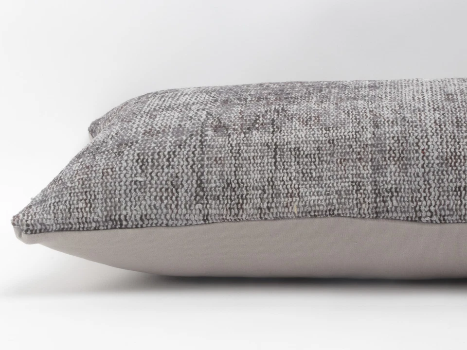 Funda de almohada de yute de lana Kilim decoración del hogar funda de cojín vintage Foto 4 de 4