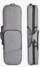 Aleemin Violin Case Full Size Violin Hard Case with Built-in Hygrometer