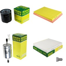 MANN-FILTER Inspektionspaket Filterset passend für VW Fox 1.4 5Z1 5Z3