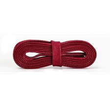 Rose Red Flat Waxed Replacement Shoe Laces Mens Work Casual Boot Dress Hiking