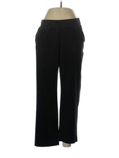 Nicole Miller New York Women Black Casual Pants L