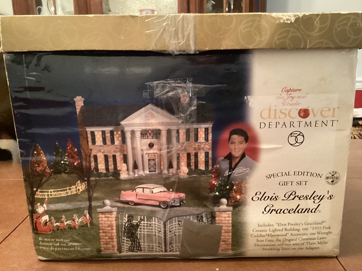 Elvis Presley エルヴィス 限定7500枚　プレート2 22K Dept 56 Elvis Presley Graceland Special Edition Gift Set 55041 +