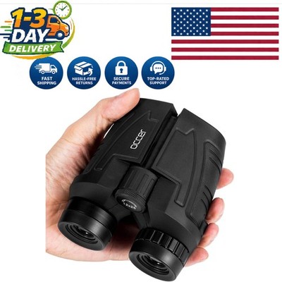High-Powered 12x25 Binoculars - Large Eyepiece for Ultimate Viewing Experience