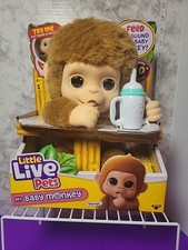 Little Live Pets My Baby Monkey Mango Interactive Toy 50 Sounds  Reactions