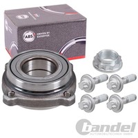 ABS RADLAGER-SATZ Mit ABS-RING Hinten Passend FüR BMW X1 | 201734