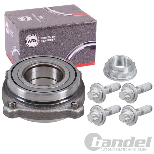 ABS RADLAGER-SATZ Mit ABS-RING Hinten Passend FüR BMW X1 | 201734-image