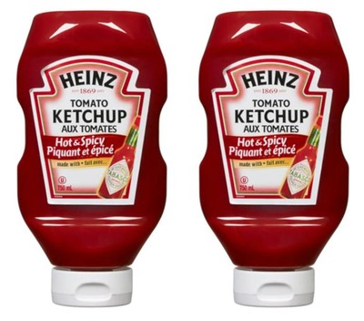 Heinz Tomato Ketchup Hot & Spicy 750ml (2 Pack)