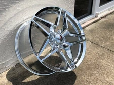 New Triple Plated Chrome C7 ZR1 Corvette Wheels  FITS 2014-2017 C7 18x8.5/19x10"