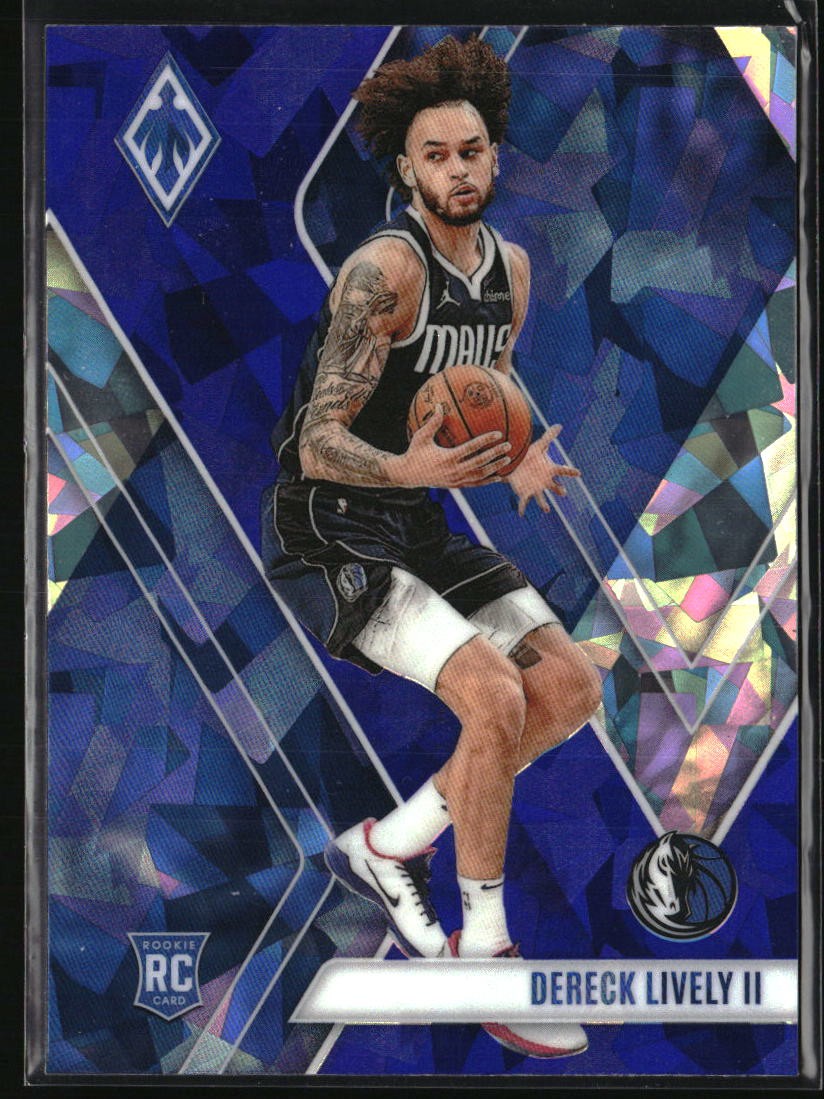 2023-24 Panini Phoenix #290 Dereck Lively II Phoenix Blue Ice