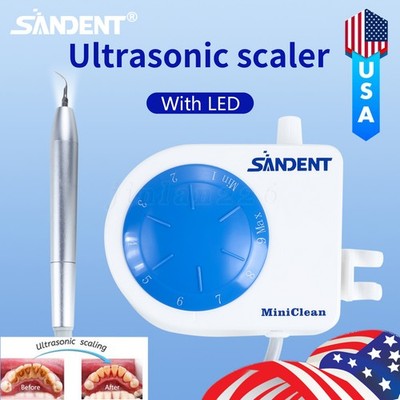 Dental Ultrasonic Scaler Scaling Perio Tips &LED Handpiece for EMS Woodpecker