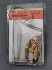 JOK MIC-J Headset Microphone w/ D4 Connector - NEW