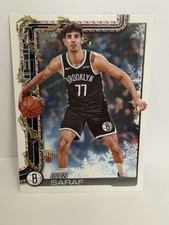 Ben Saraf RC Topps 2025-26 Holiday Rookie #H186 Brooklyn Nets NBA