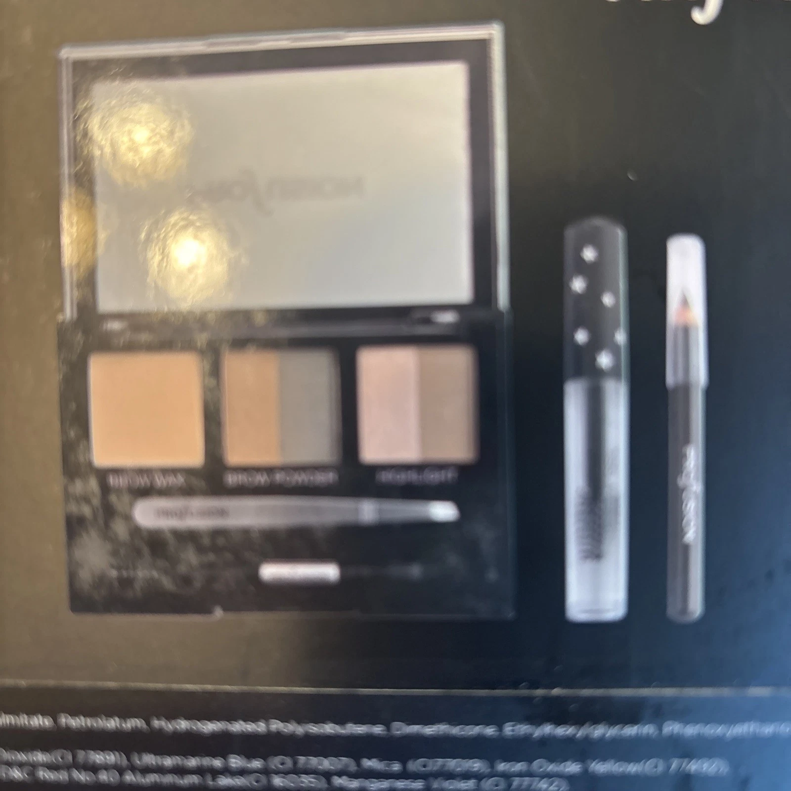 Glitter Glam Complete Brow Kit Light New