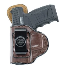 Maxx Carry IWB Leather Gun Holster Compatible with Glock 43, 43X 9mm