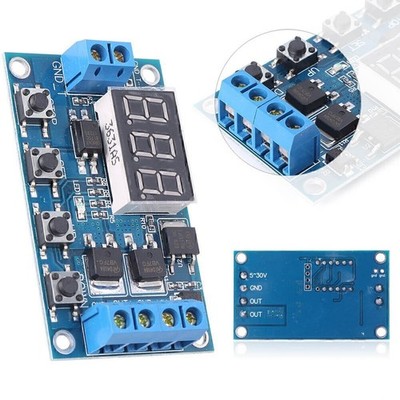 12 24V Platine Trigger Zyklus Timer Verzögerung Schalter MOS Röhre Steuermodul