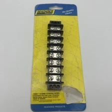 Marine 8 Gang Terminal Block Nickel Plated Brass Contact Seachoice 30A/12V 13581