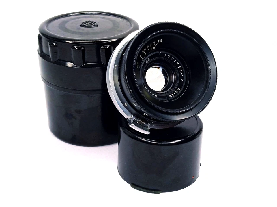 Lens Jupiter 12 f2.8 35mm ( Zeiss Biogon) Wide Angle Lens Kiev Contax RF Mount - Image 4 of 4