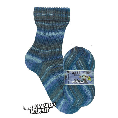 Sockengarn 4-fädig mehrfarbig - Opal feine Merinowolle