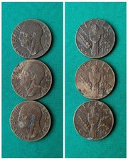 ITALIA VITTORIO EMANUELE III.10.CENTESIMI ImperoBronzo.1941 R. qSPL.Come da.Foto