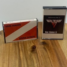 Van Halen Cassette Tape Lot Diver Down  Van Halen II 1970"s 1980's Rock Music