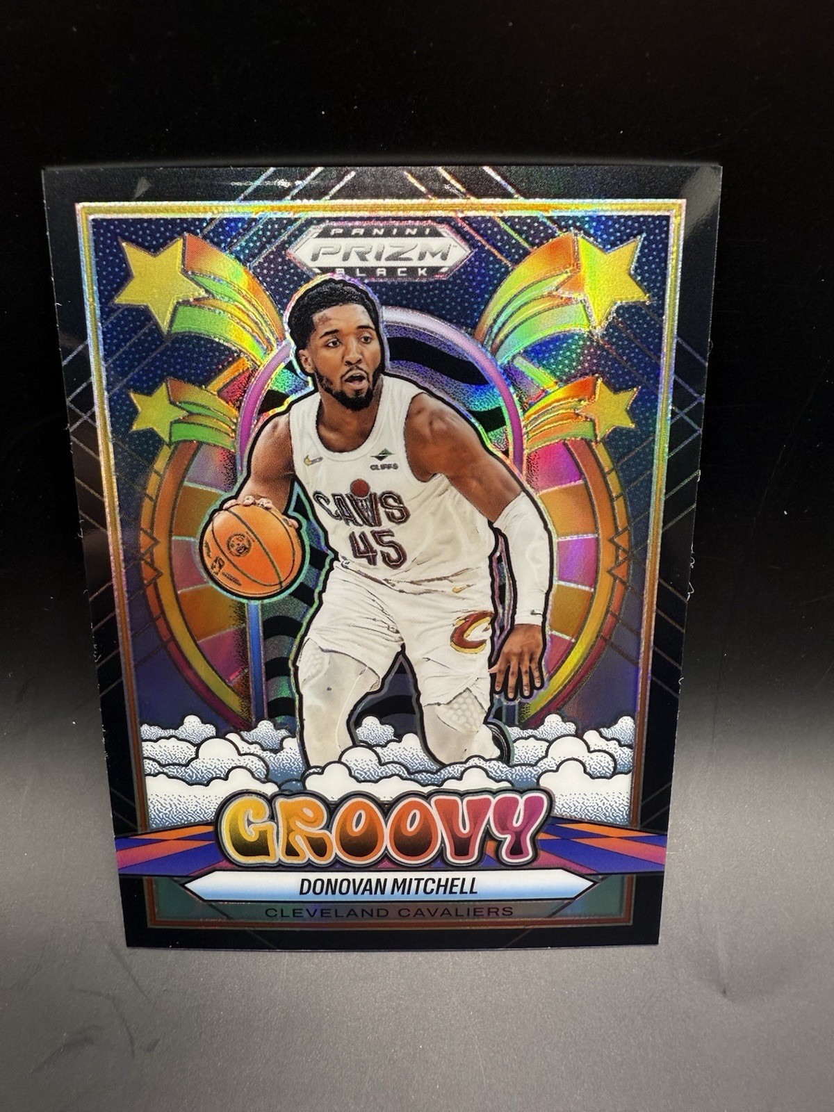 Donovan Mitchell 2024-25 Panini Prizm Black Groovy Case Hit #12 SSP