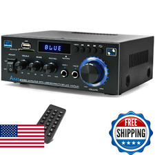 AK45 Stereo Home Audio Amplifier, 5.0 Mini Bluetooth Receiver, 300W 2 Blutooth