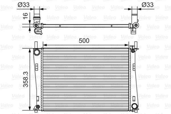 Radiateur Valeo 734273 anti-surchauffe moteur pour sécuriser vos trajets en voiture