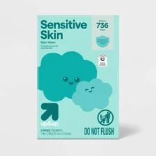up&up Sensitive Skin Baby Wipes - 736ct