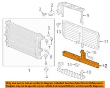 GM OEM 18-23 Equinox,Terrain Cooling Radiator Components-Shutter 84614525