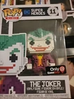 New Funko Pop 8-Bit DC Super Heroes The Joker #11 Game Stop Exclusive J9