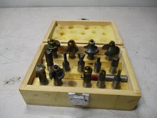 h228) MLCS Router Carbide Bits + 1 Most New Unused In Wooden Box