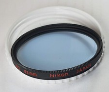 Nikon Nikkor 52mm B2 Light Blue 82A 82-A Glass Lens Filter Japan 52 mm with case