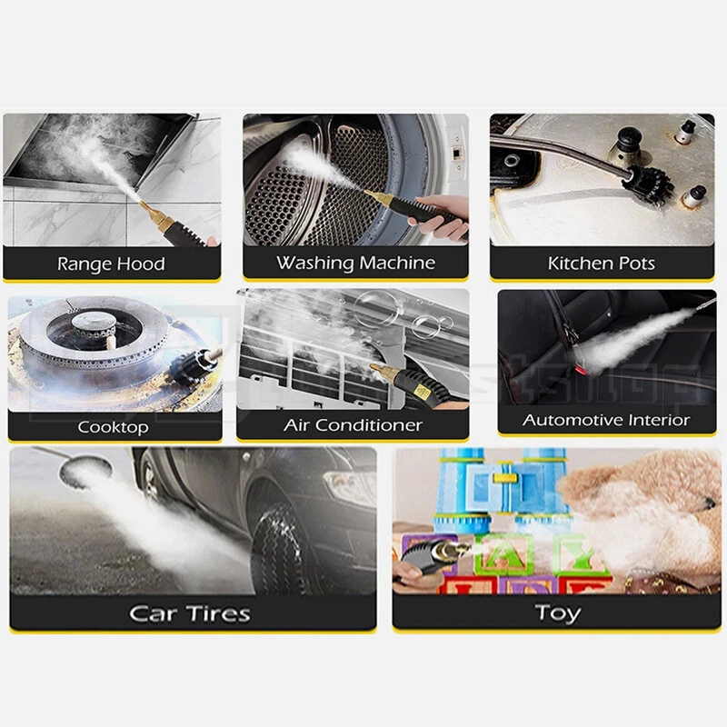 2500W Handheld Car Detailing Cleaning Machine High Temp Steam Cleaner Household - image 3 of 4
