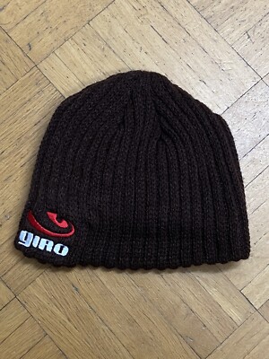 Giro Head-Mütze, braun, Schildmütze, gestrickt.