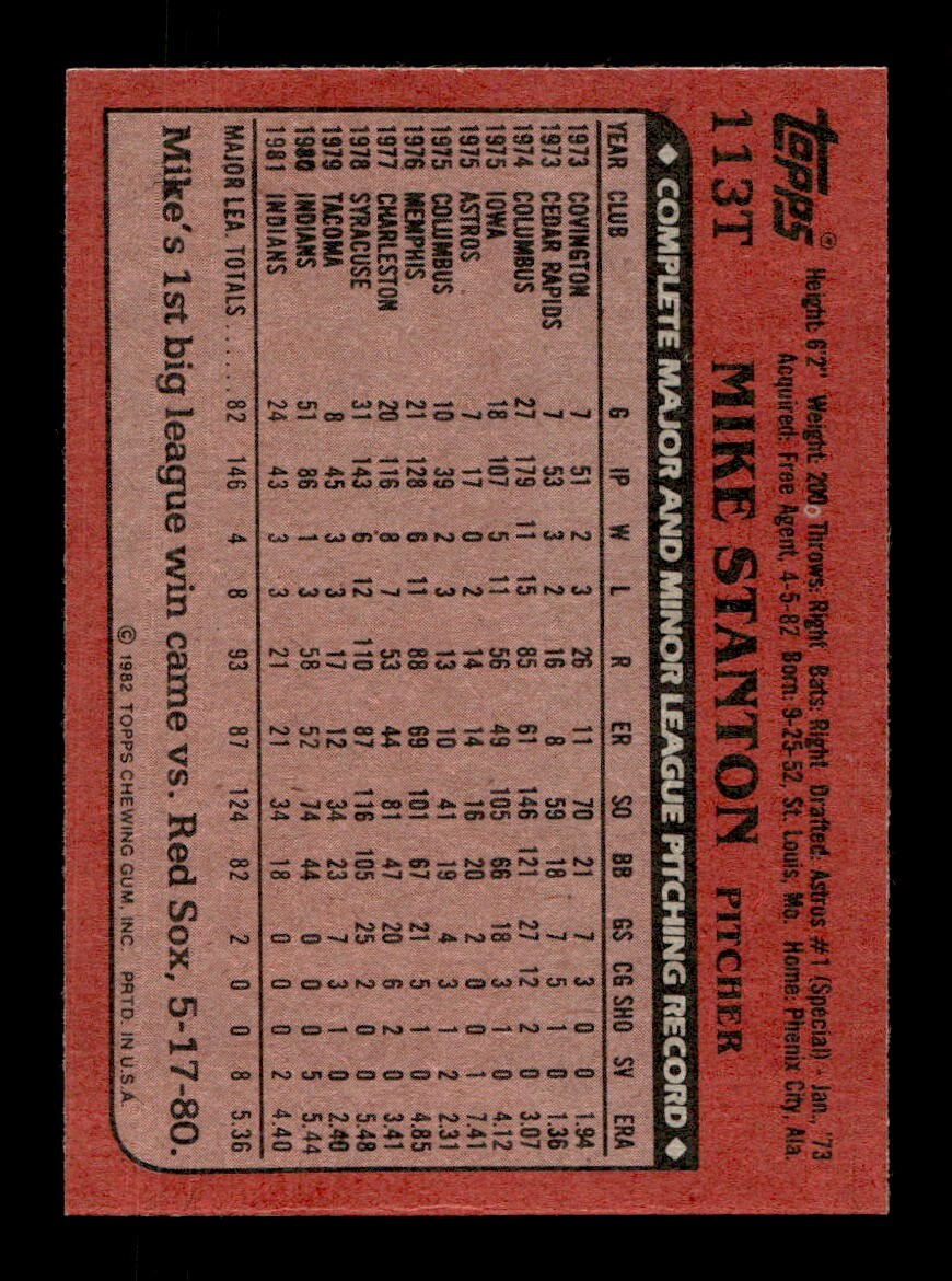 1982 Topps Traded 1-132 EX-MT/NM Pick From List All PICTURED - Picture 59 of 501