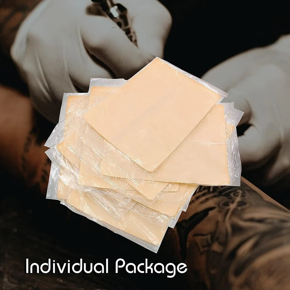 30 piezas maquillaje permanente cejas tatuaje práctica en blanco piel falsa 8*6 caras dobles Foto 4 de 4