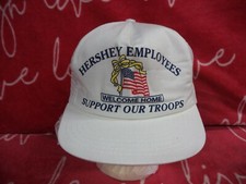 Vintage Hershey Employee's Welcome Home Support Our Troops Snapback Hat P.A.