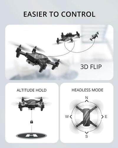 DEERC D20/D96 Mini RC Drone 720P Camera FPV Foldable RC Quadcopter 20-36mins - Picture 8 of 14
